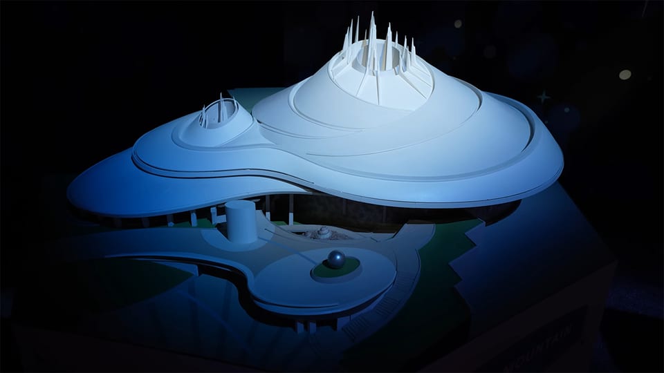 Scale Models of Space Mountain Earthrise